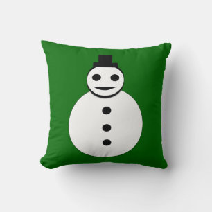 Cojín Decorativo Navidades sonrientes Snowman Pillow