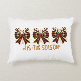 Cojín Decorativo Navidades Sopla Arcos Rojos