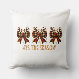 Cojín Decorativo Navidades Sopla Arcos Rojos