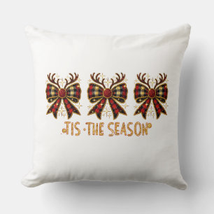 Cojín Decorativo Navidades Sopla Arcos Rojos