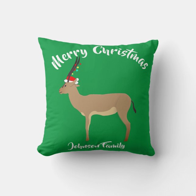 Cojín Decorativo Navidades Springbok (Anverso)