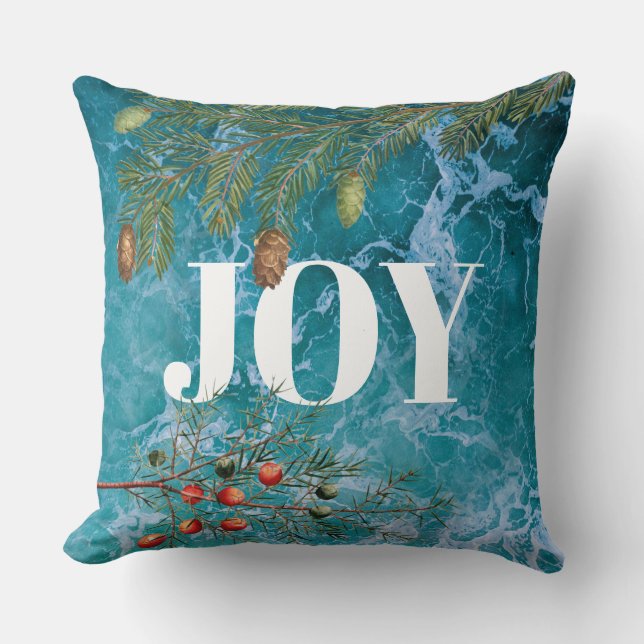 Cojín Decorativo Navidades Summer Ocean Beach Joy (Anverso)