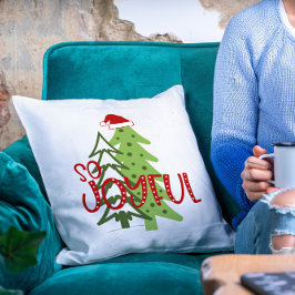 Cojín Decorativo Navidades Tan Alegres Y Modernos Árboles Cutáneos