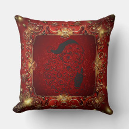 Cojín Decorativo Navidades Textura rica de lujo Feliz Navidad