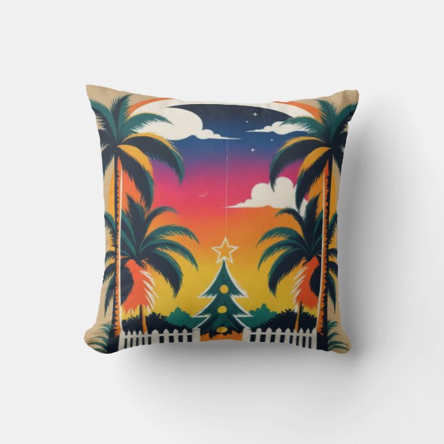 Cojín Decorativo Navidades tropicales