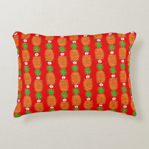 Cojín Decorativo Navidades tropicales Pineapple Warm Xmas Holiday R