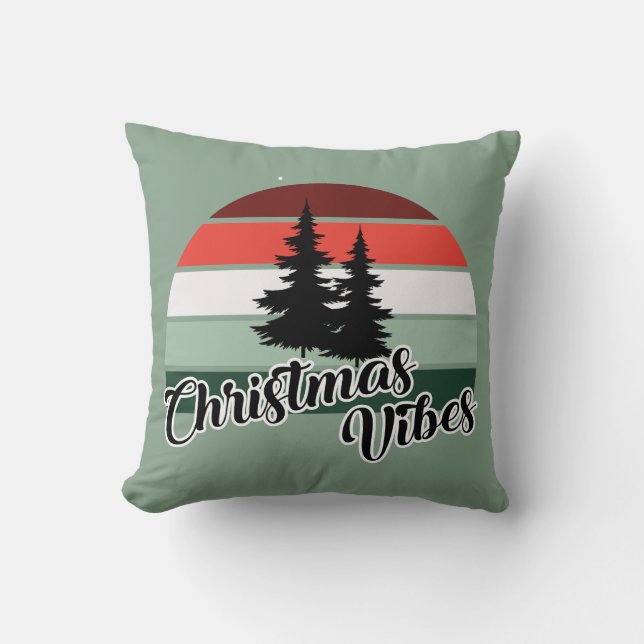 Cojín decorativo navidades Vibes (Anverso)