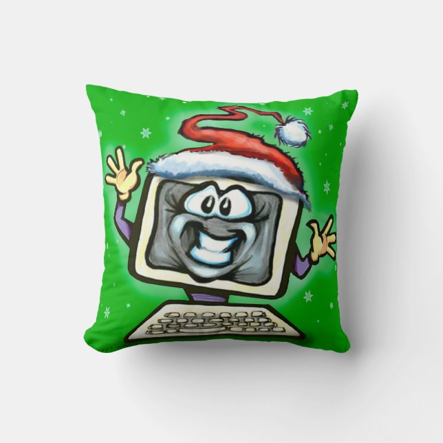 Cojín Decorativo Navidades virtuales (Anverso)