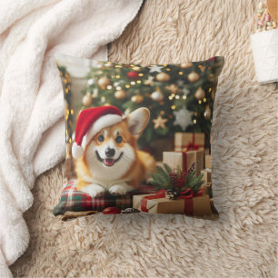 Cojín Decorativo Navidades Welsh Corgi Pillow