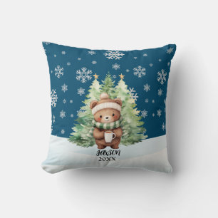 COJÍN DECORATIVO NAVIDADES WOODLAND BEAR