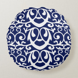 Cojín decorativo Navy Blue and White Elegant