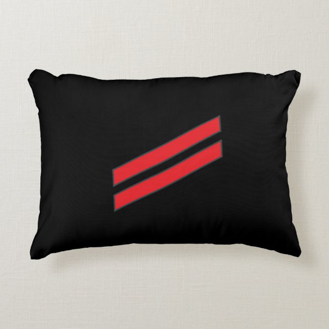 Cojín Decorativo Navy Rank E-2 Fireman (Anverso)