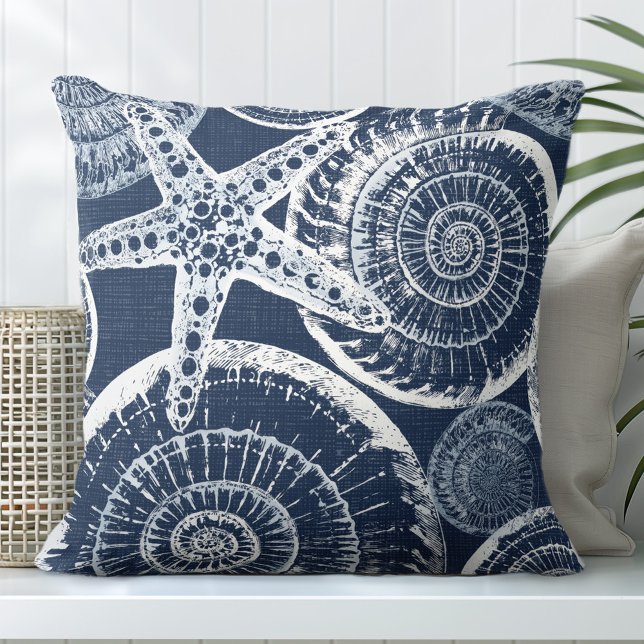 Cojín decorativo Navy Starfish (Subido por el creador)
