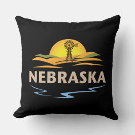 Cojín Decorativo Nebraska Estados Unidos de América