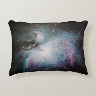 Cojín Decorativo Nébula azul, gris y violeta