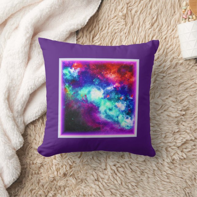 Cojín Decorativo Nebula Stars Digital Art Design. ¡Hazte con una en (Manta)