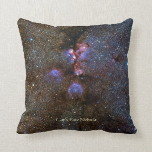 Cojín Decorativo Nebulosa de la pata de los gatos - NGC 6334