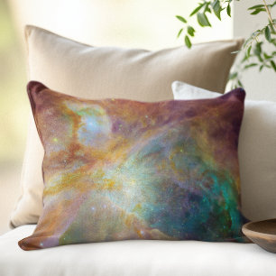 Cojín Decorativo Nebulosa de Orión Aqua Verde