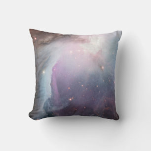 Cojín Decorativo Nebulosa Orión Astronomía azul Violeta rosa cielo