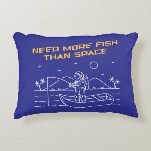 Cojín Decorativo Necesita Más Pescado Que El Espacio 2