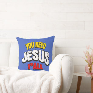 Cojín Decorativo Necesitas a Jesús, todos