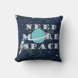 Cojín Decorativo Necesitas Más Espacio Galaxia Divertida Planetas y