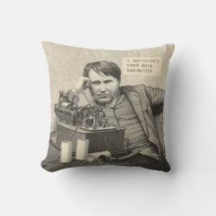 Cojín Decorativo Necesito definitivamente más ancho de banda