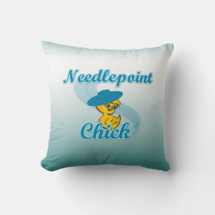 Cojín Decorativo Needlepoint Chick #3
