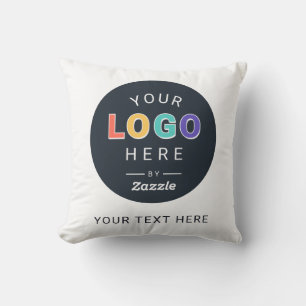 Cojín Decorativo Negocio de logotipo personalizado
