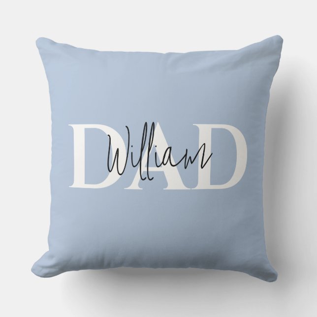 Cojín Decorativo Negrita Pastel DAD | Regalo del Día del Padre Mode (Anverso)