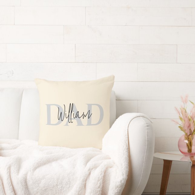 Cojín Decorativo Negrita Pastel DAD | Regalo del Día del Padre Mode (Sofá)