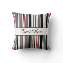 Negro adaptable, gris, rojo, blanco, rayas