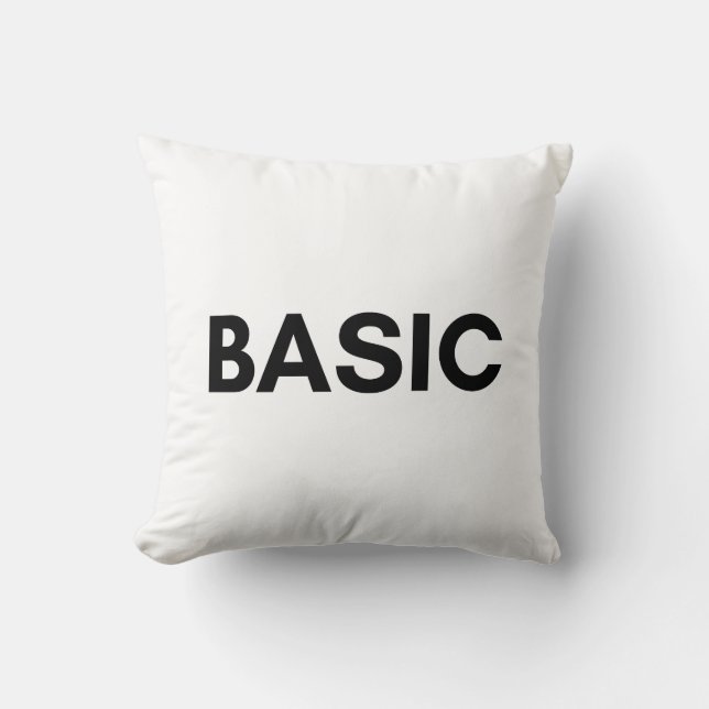 Cojín Decorativo negro básico (Anverso)