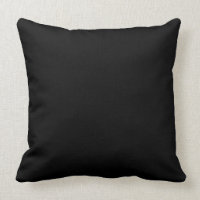 Cojín decorativo negro de 20" x 20"