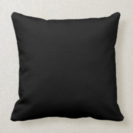 Cojín decorativo negro de 20" x 20"