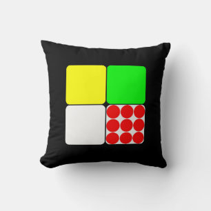 Cojín Decorativo Negro de los jerseys 3 del Tour de France