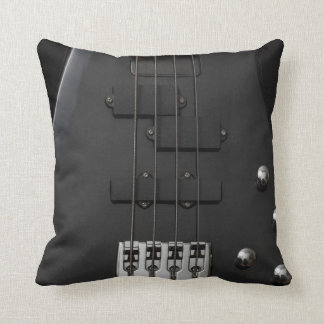 Cojín Decorativo Negro de tocino de guitarra