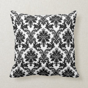 Cojín decorativo negro del sofá de Broquade del
