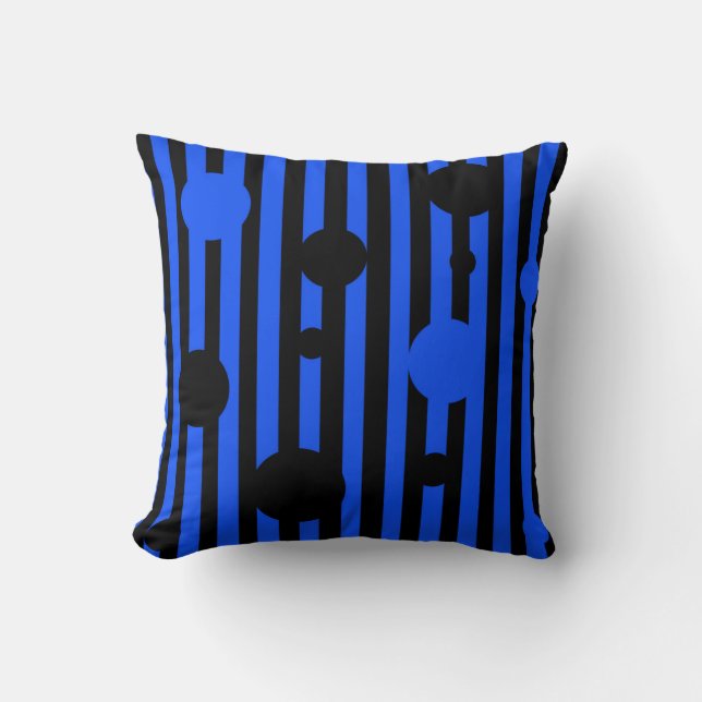 Cojín Decorativo Negro eléctrico (Anverso)