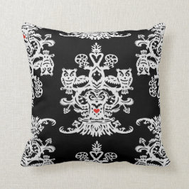 Cojín Decorativo Negro hueco del ` s del búho
