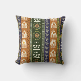 Cojín decorativo negro verde