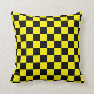 Cojín Decorativo Negro y amarillo revisado