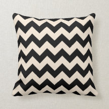 Negro y antiguo Chevron Blanco Zigzag