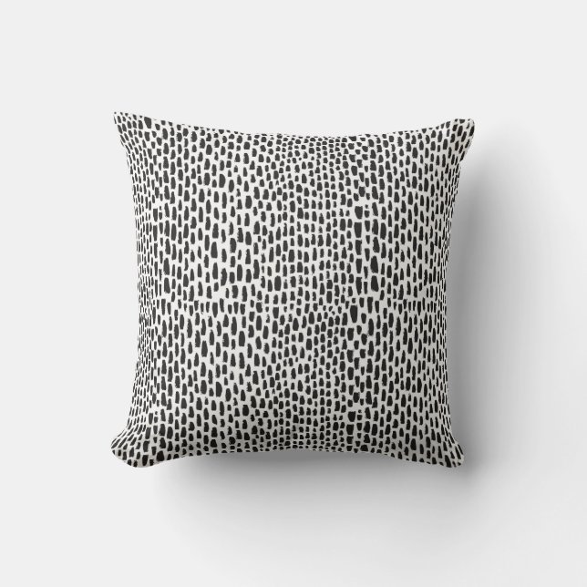 Cojín Decorativo Negro y blanco (Anverso)