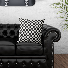Cojín Decorativo Negro y blanco controlado