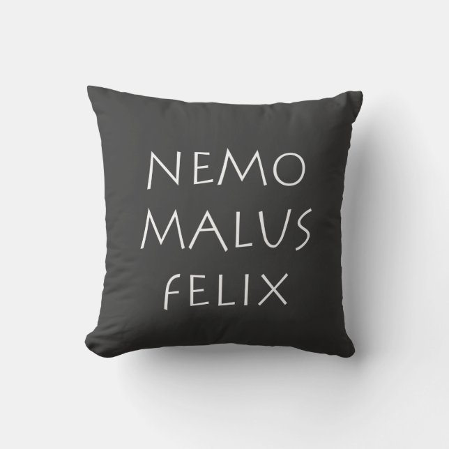 Cojín Decorativo Nemo malus felix (Anverso)