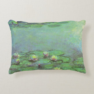 Cojín Decorativo Nenúfares por Claude Monet, Impresionismo Vintage