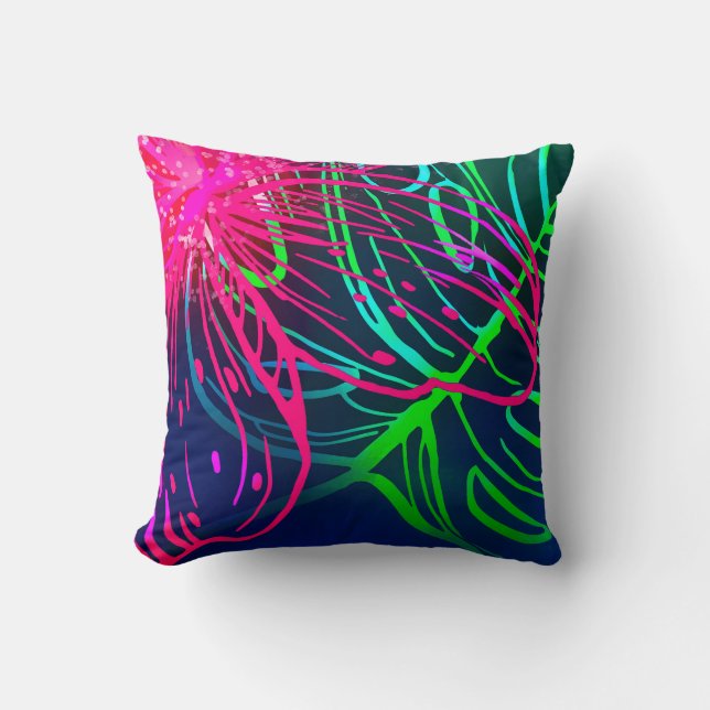 Cojín Decorativo Neon Aloha (Anverso)