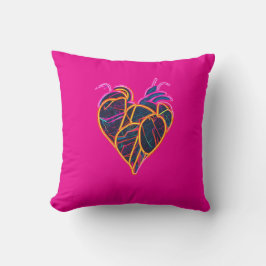 Cojín Decorativo Neon Anatómico Heart Hoodie | Botánico artístico