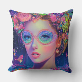 Cojín Decorativo Neon Garden Goddess